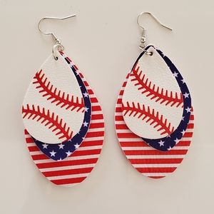 **SALE** Baseball Earrings